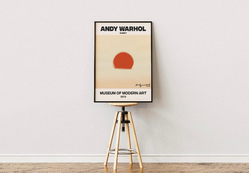 Set of 3 Prints: Andy Warhol's The Velvet Underground - High-Quality Premium Wall Art Decor Sticker