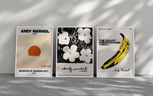 Set of 3 Prints: Andy Warhol's The Velvet Underground