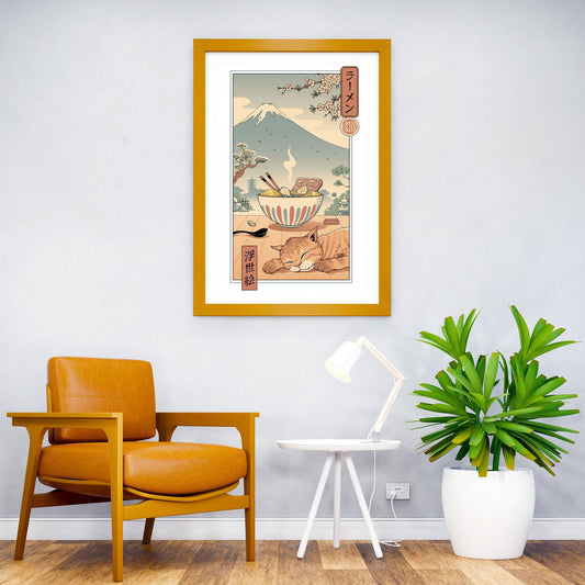 A Perfect Ramen Weather Asian Style Poster | Wall Art for Home & Office | High-Quality Print
