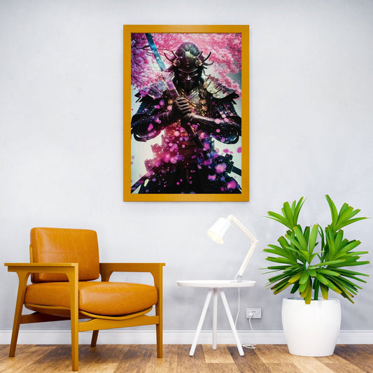 AESTHETIC SAMURAI ART Asian Style Poster | Wall Art for Home & Office | High-Quality Print