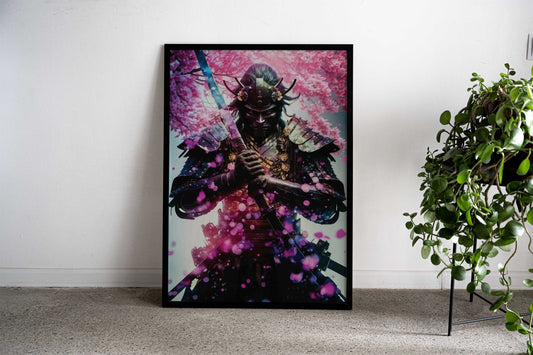 AESTHETIC SAMURAI ART Asian Style Poster | Wall Art for Home & Office | High-Quality Print