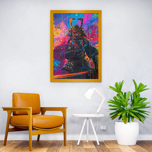 Abstract Samurai 2 Asian Style Poster | Wall Art for Home & Office | High-Quality Print