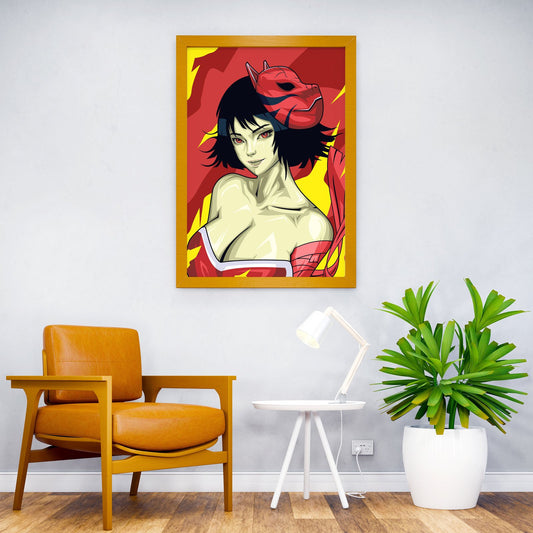 Alena Asian Style Poster | Wall Art for Home & Office | High-Quality Print