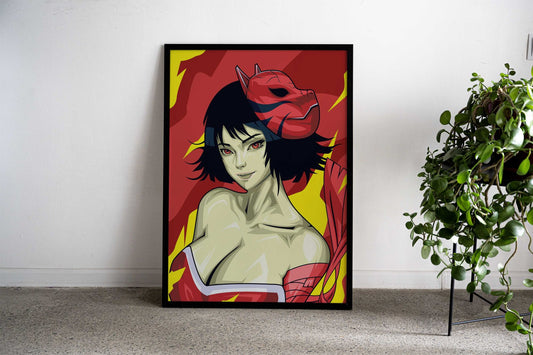 Alena Asian Style Poster | Wall Art for Home & Office | High-Quality Print