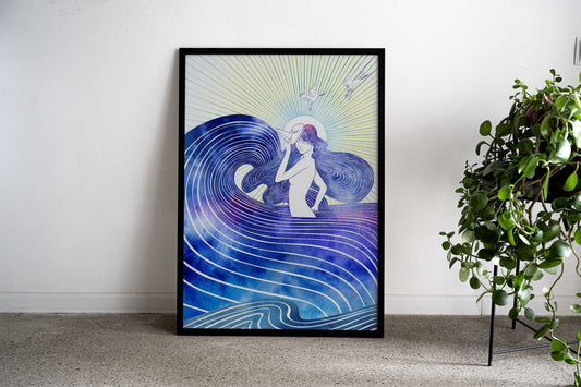 Amabie Asian Style Poster | Wall Art for Home & Office | High-Quality Print