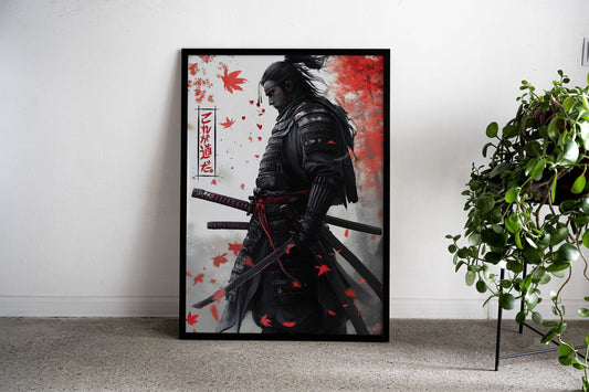 Ancient Samurai Katana Asian Style Poster | Wall Art for Home & Office | High-Quality Print