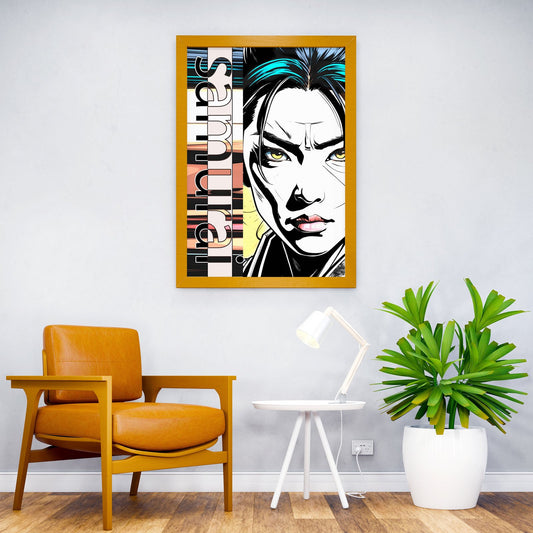 Anime Character Portrait Asian Style Poster | Wall Art for Home & Office | High-Quality Print