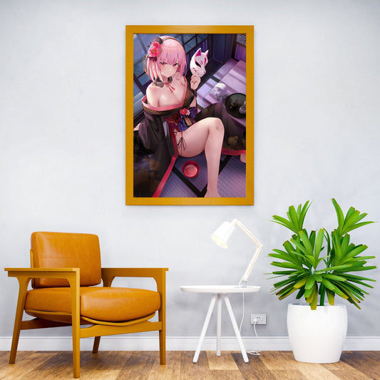 Anime Girl Shinobi Asian Style Poster | Wall Art for Home & Office | High-Quality Print