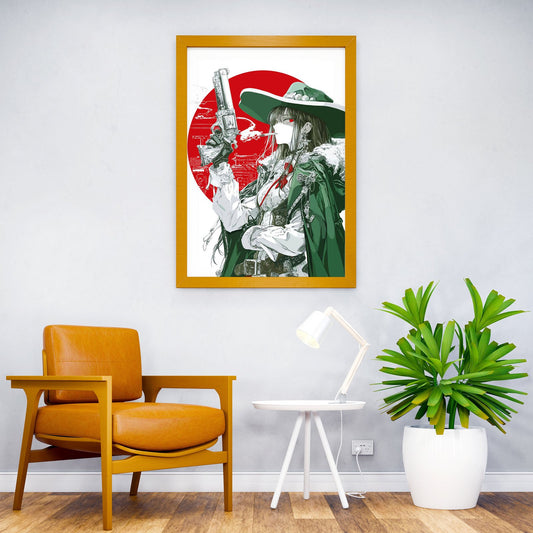 Anime Gunslinger Asian Style Poster | Wall Art for Home & Office | High-Quality Print