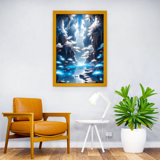 Anime Torii Gate landscape Asian Style Poster | Wall Art for Home & Office | High-Quality Print