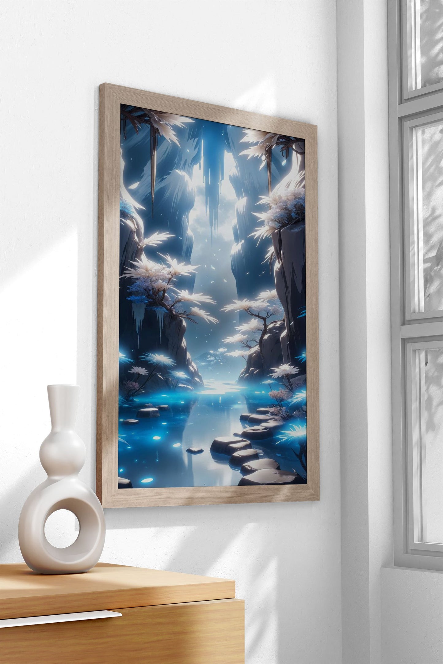 Anime Torii Gate landscape Asian Style Poster | Wall Art for Home & Office | High-Quality Print