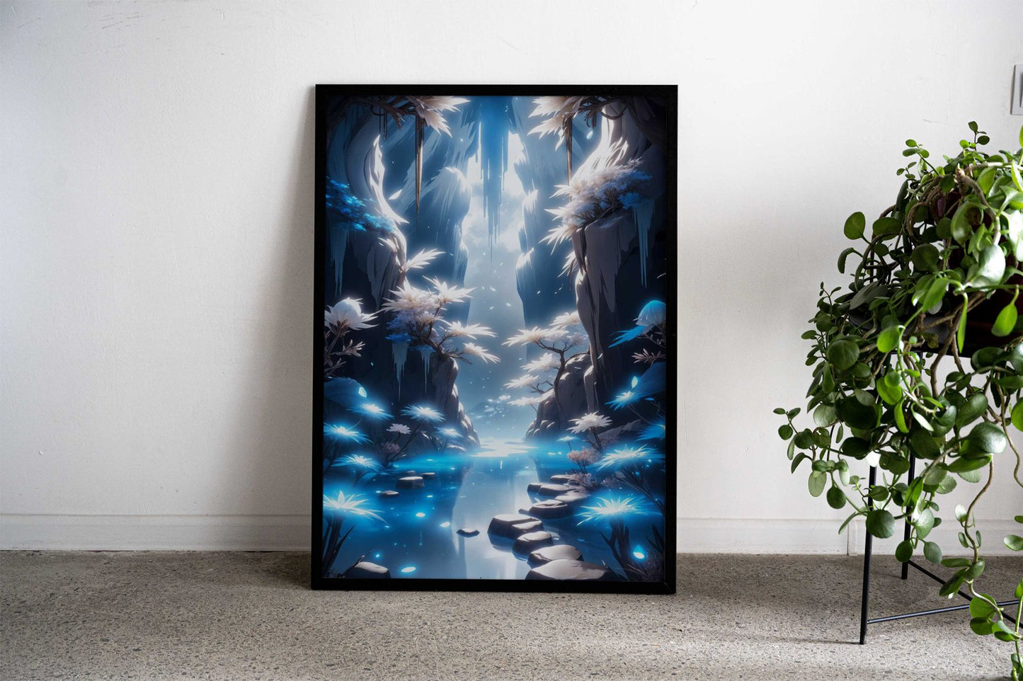 Anime Torii Gate landscape Asian Style Poster | Wall Art for Home & Office | High-Quality Print