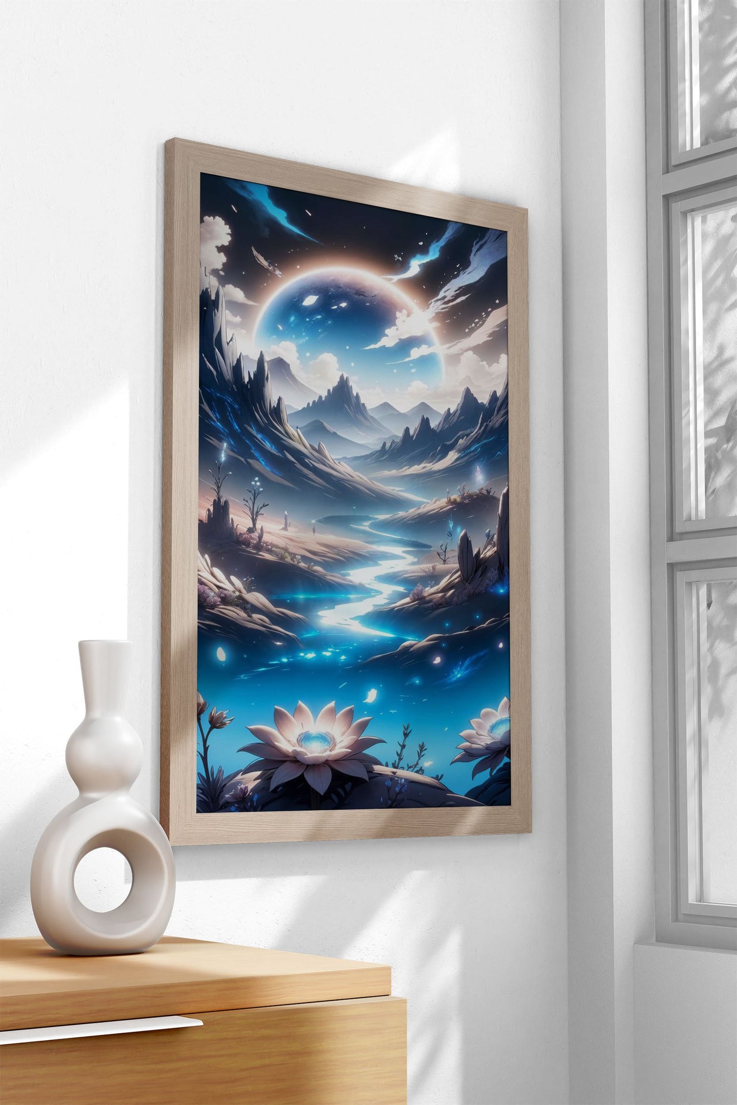 Anime Torii Gate paradise Asian Style Poster | Wall Art for Home & Office | High-Quality Print