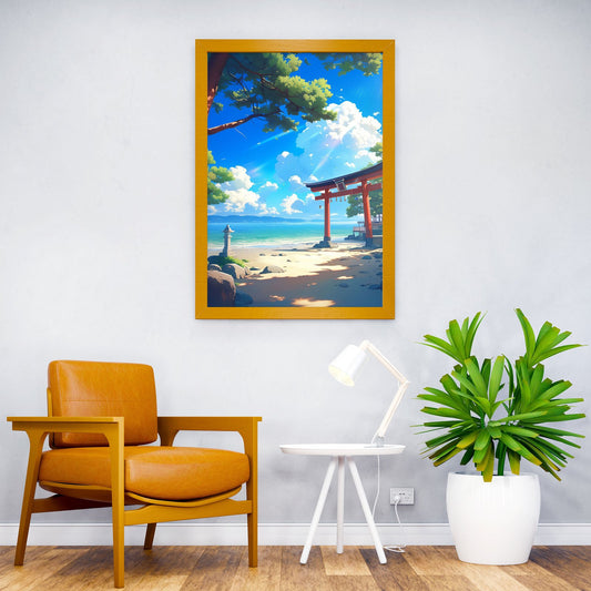 Anime Wonderful Nature Asian Style Poster | Wall Art for Home & Office | High-Quality Print