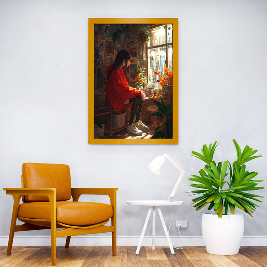 Anime girl aesthetic Asian Style Poster | Wall Art for Home & Office | High-Quality Print