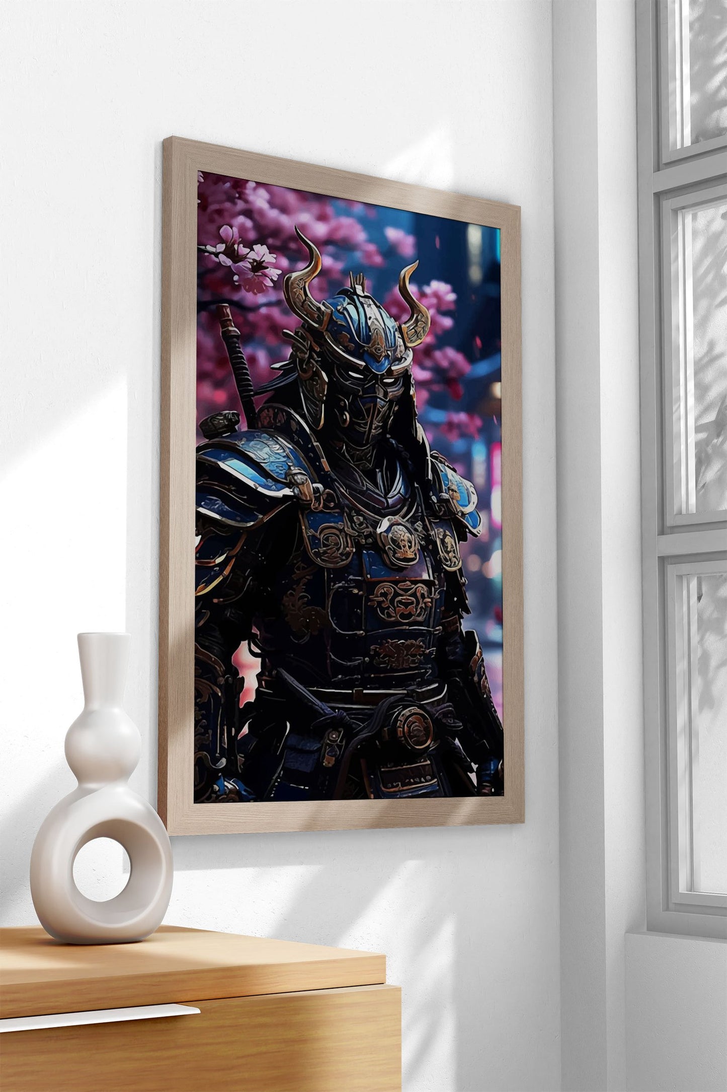 Armored Soldier Asian Style Poster | Wall Art for Home & Office | High-Quality Print