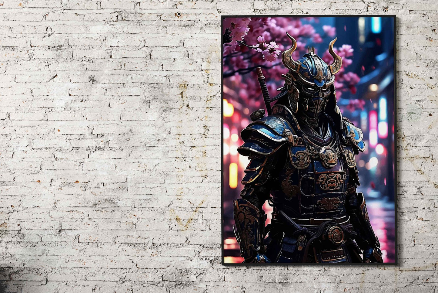 Armored Soldier Asian Style Poster | Wall Art for Home & Office | High-Quality Print