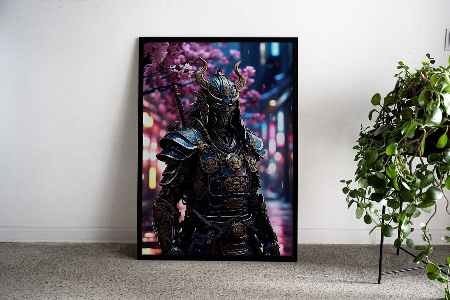Armored Soldier Asian Style Poster | Wall Art for Home & Office | High-Quality Print