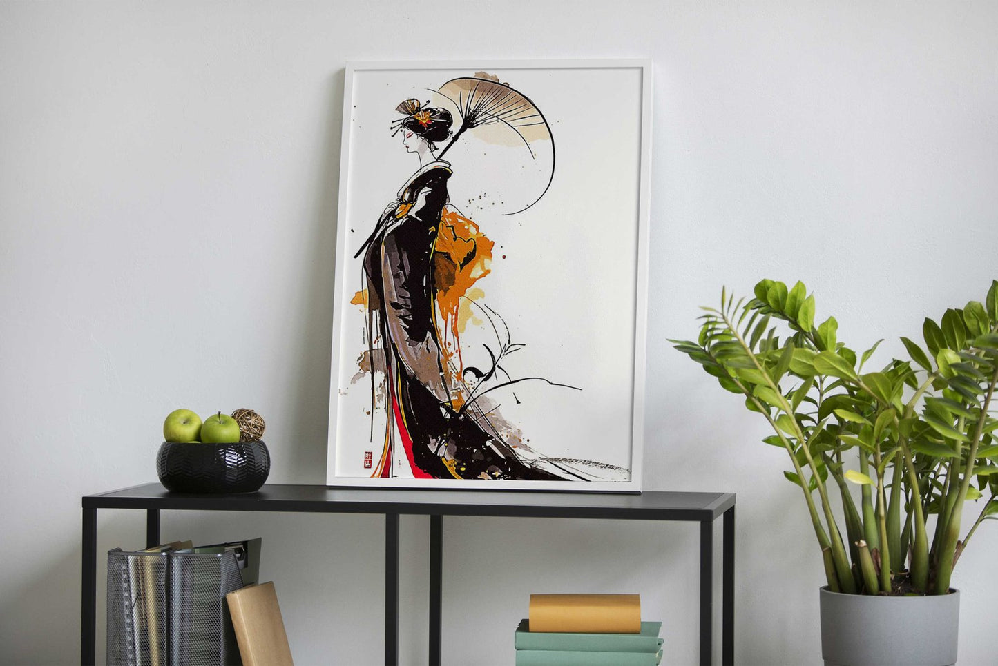 Art Geisha Asian Style Poster | Wall Art for Home & Office | High-Quality Print