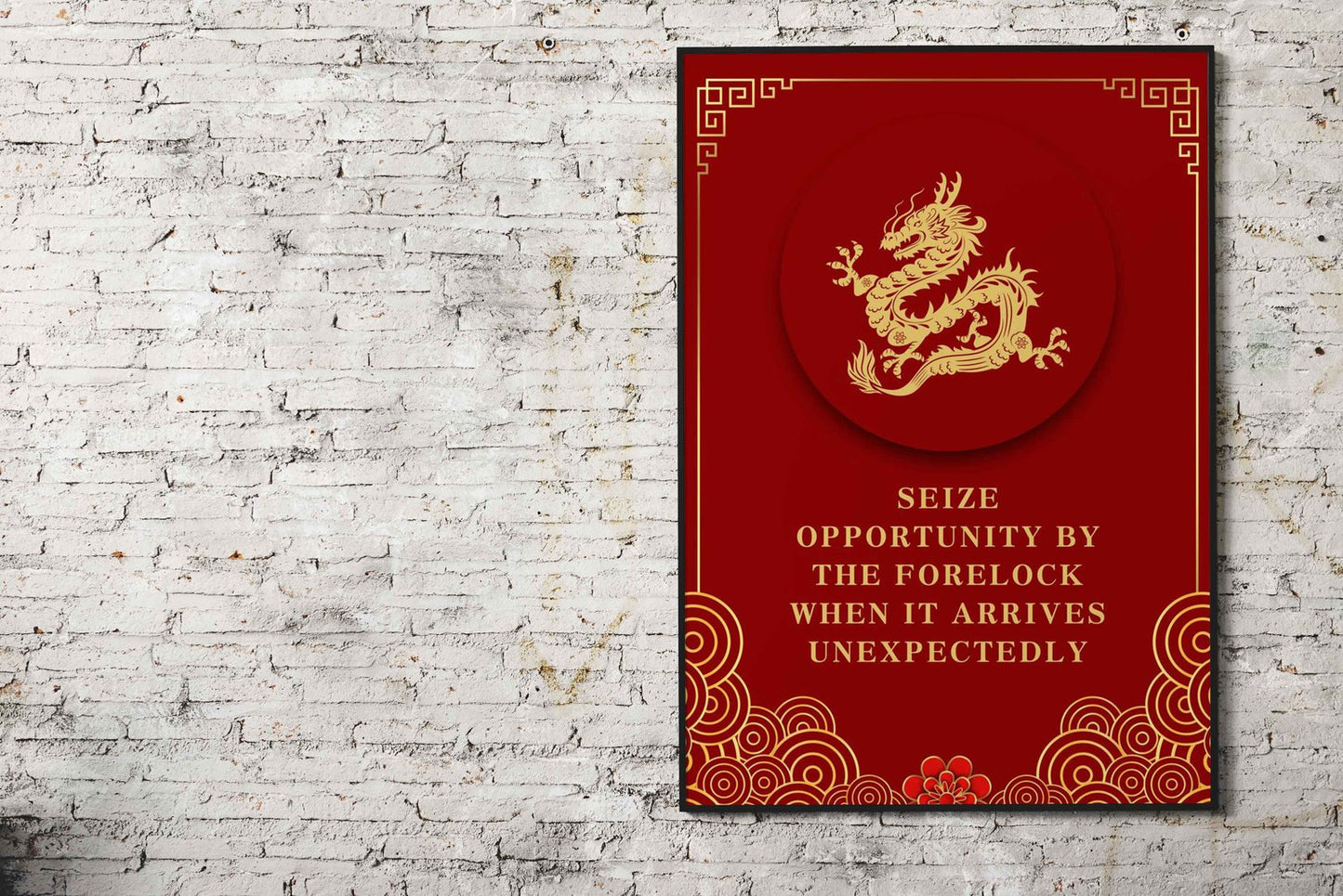 Art Of War Quotes Asian Style Poster | Wall Art for Home & Office | High-Quality Print