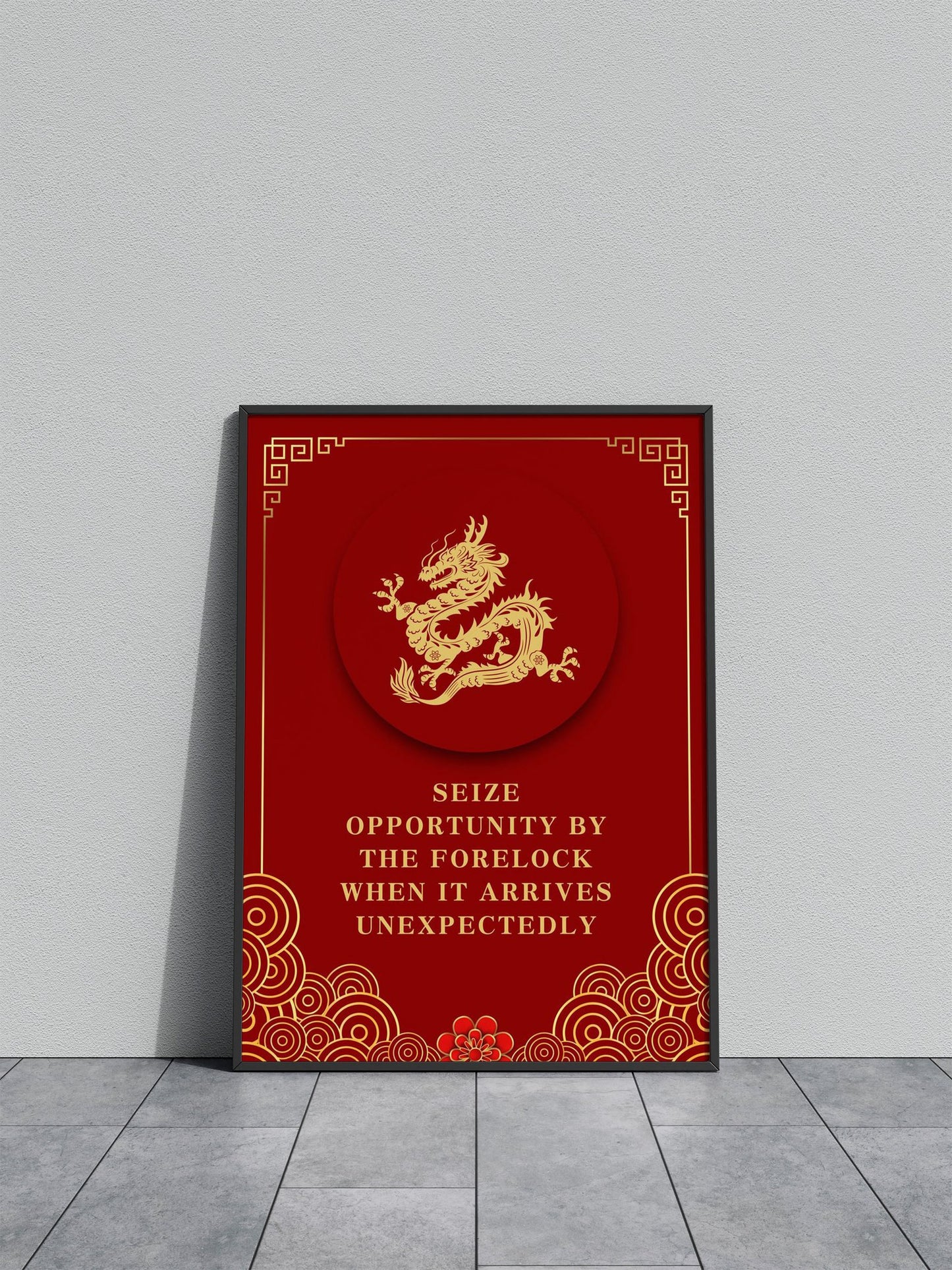 Art Of War Quotes Asian Style Poster | Wall Art for Home & Office | High-Quality Print