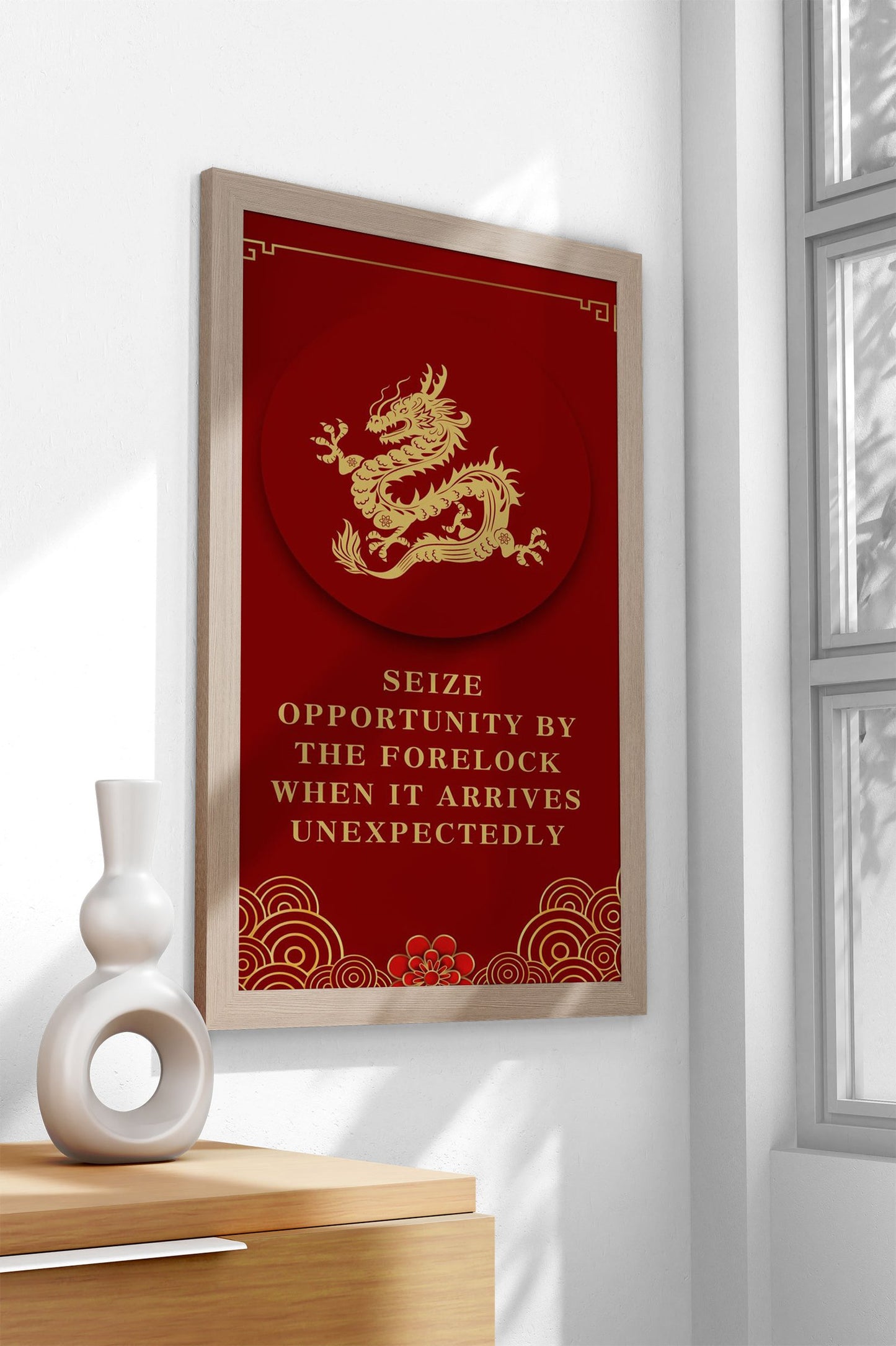 Art Of War Quotes Asian Style Poster | Wall Art for Home & Office | High-Quality Print