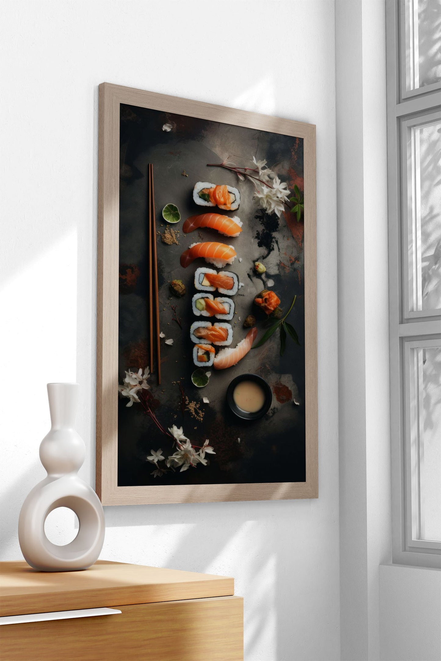 Artful Sushi Asian Style Poster | Wall Art for Home & Office | High-Quality Print