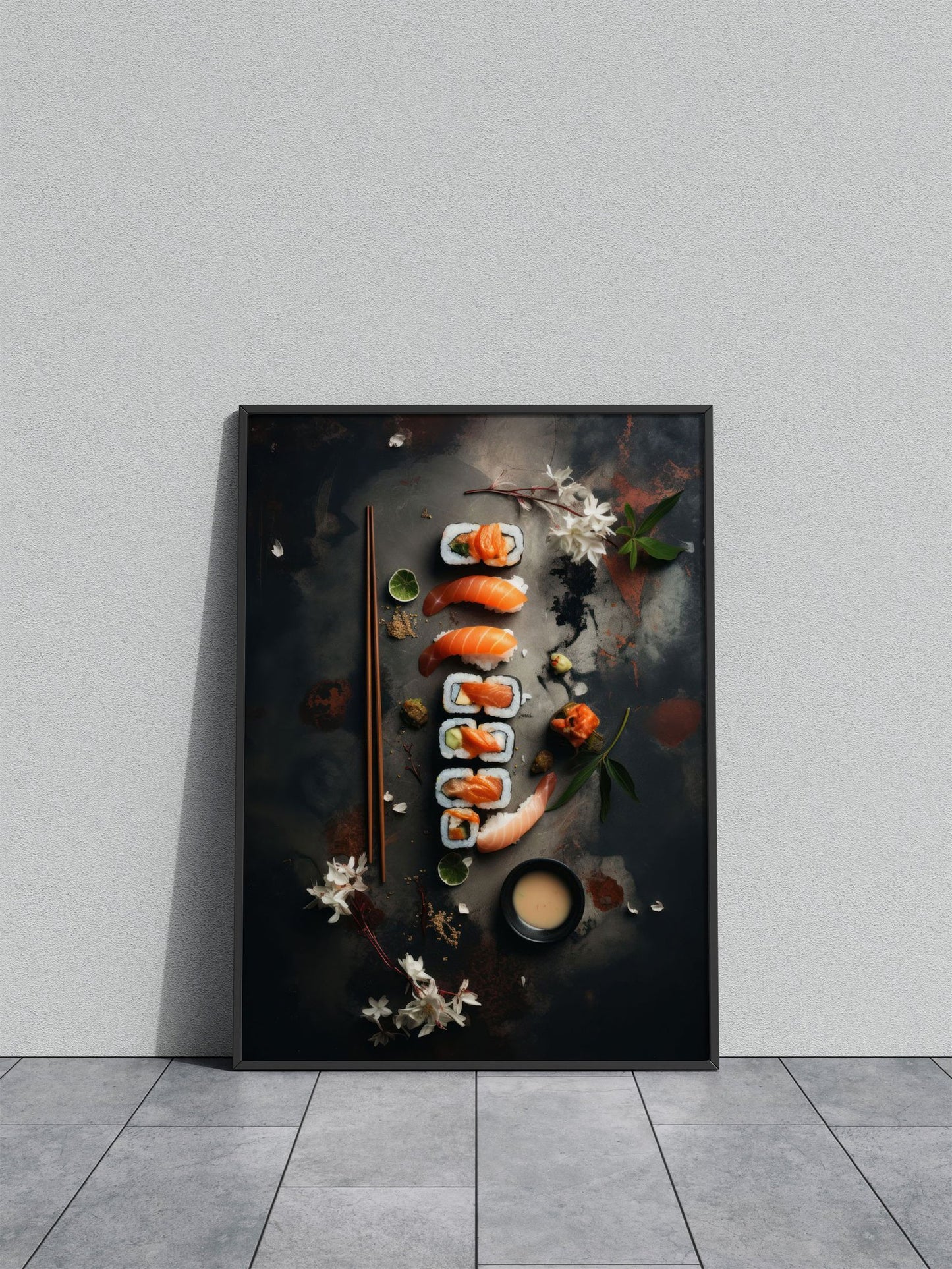 Artful Sushi Asian Style Poster | Wall Art for Home & Office | High-Quality Print