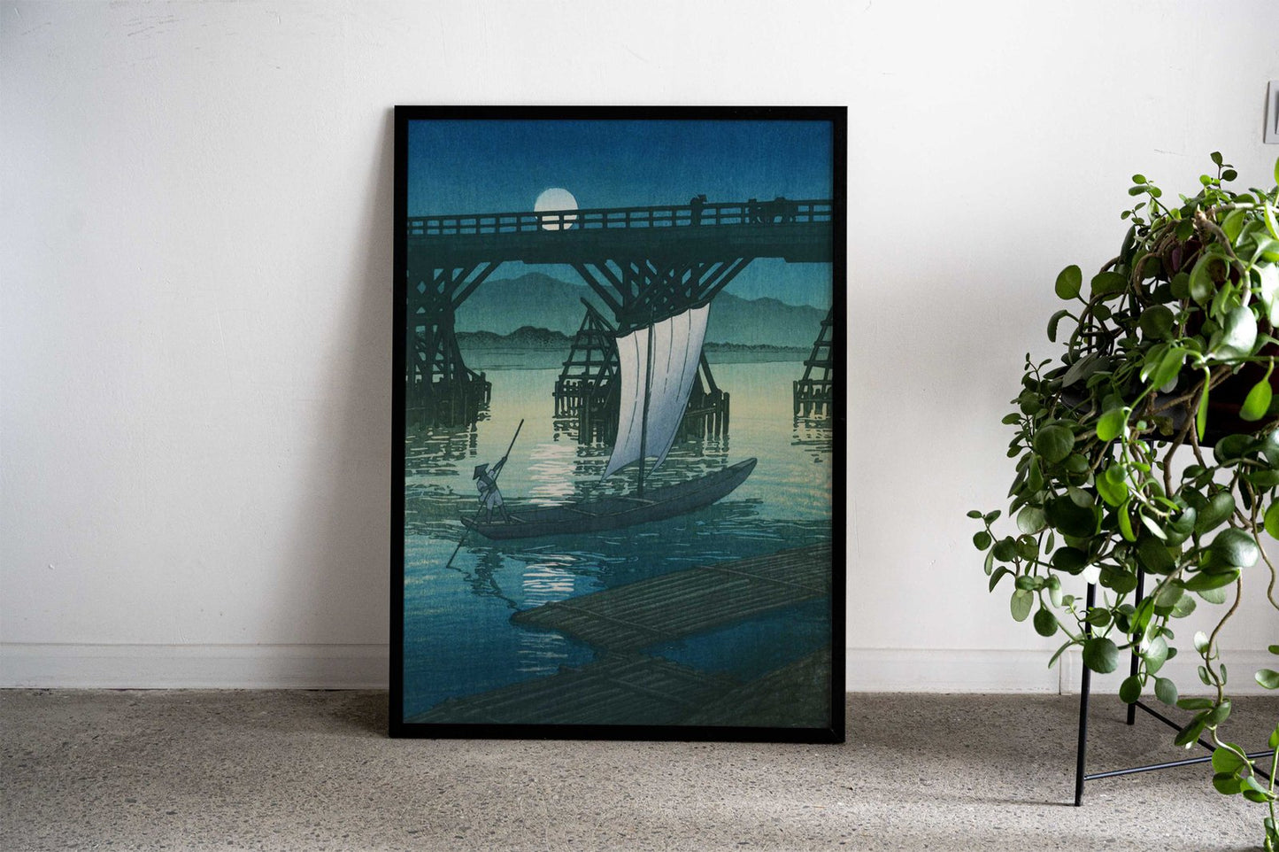 Asahibashi Bridge at Ojiya Asian Style Poster | Wall Art for Home & Office | High-Quality Print