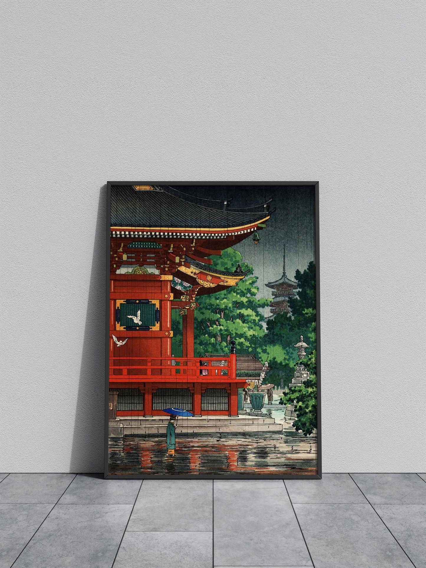 Asakusa Kannondo Temple Asian Style Poster | Wall Art for Home & Office | High-Quality Print