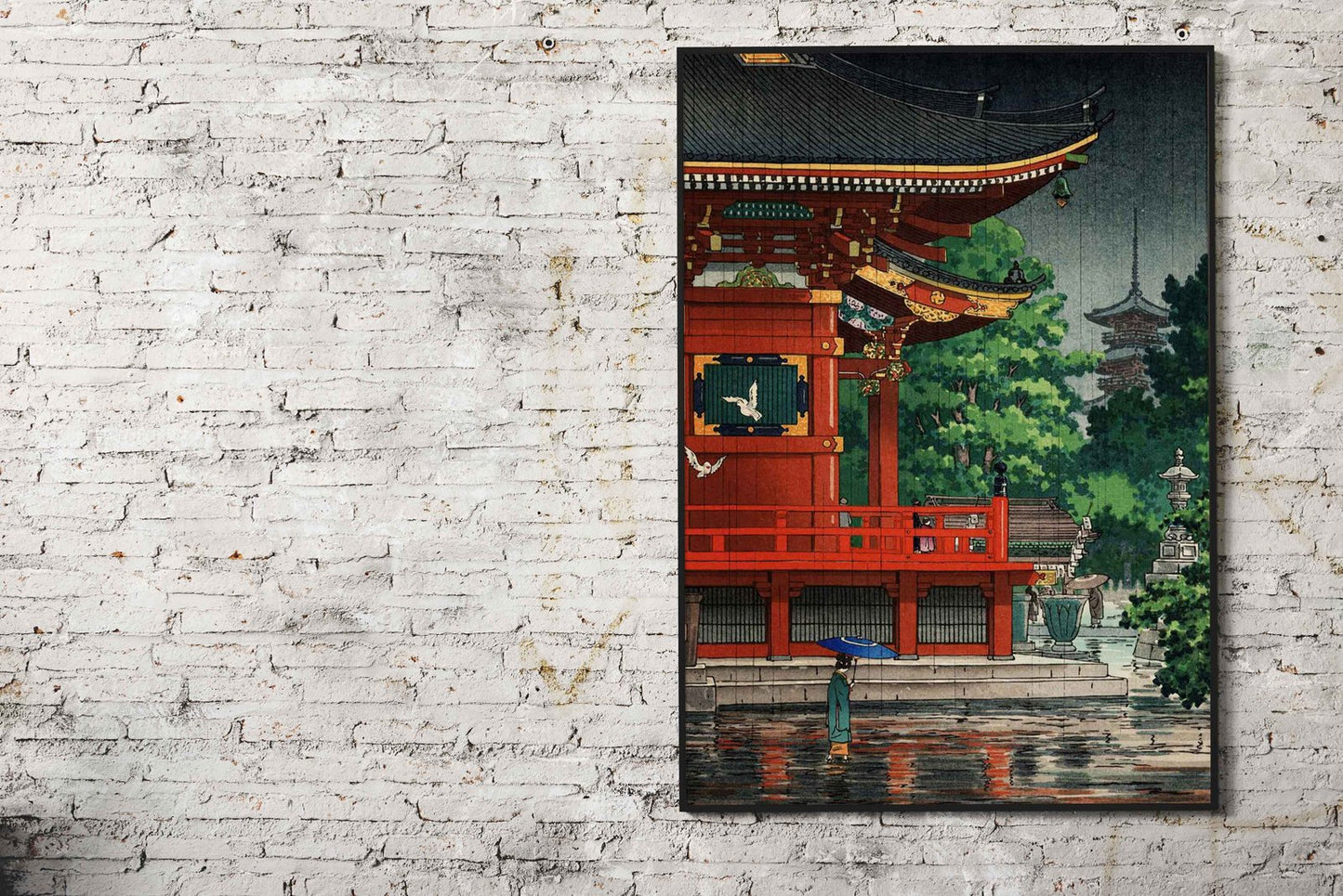 Asakusa Kannondo Temple Asian Style Poster | Wall Art for Home & Office | High-Quality Print
