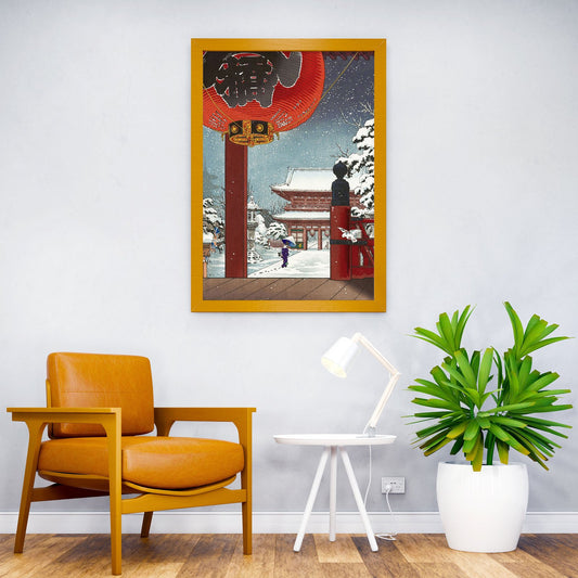 Asakusa Kanzeon Temple Asian Style Poster | Wall Art for Home & Office | High-Quality Print