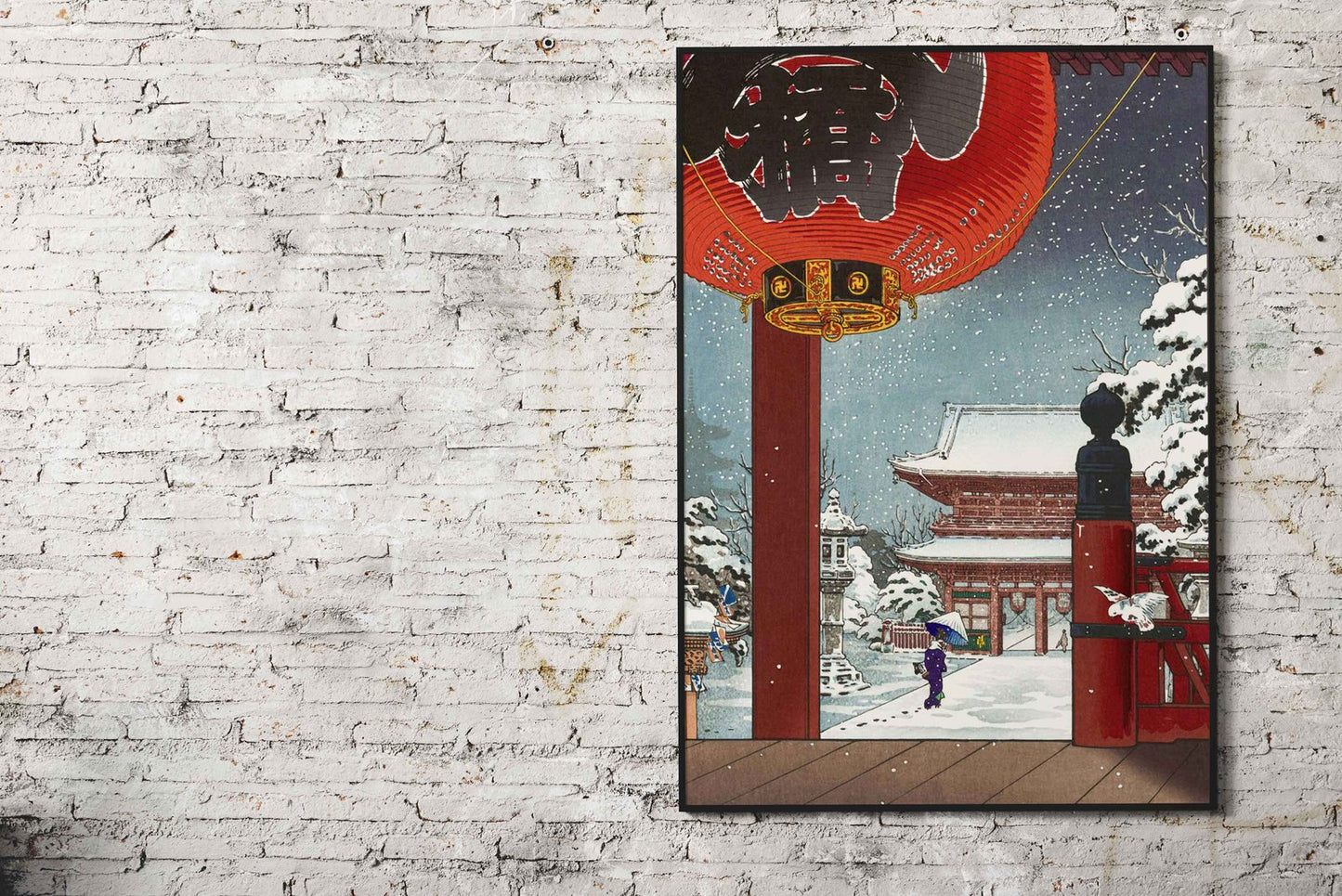 Asakusa Kanzeon Temple Asian Style Poster | Wall Art for Home & Office | High-Quality Print