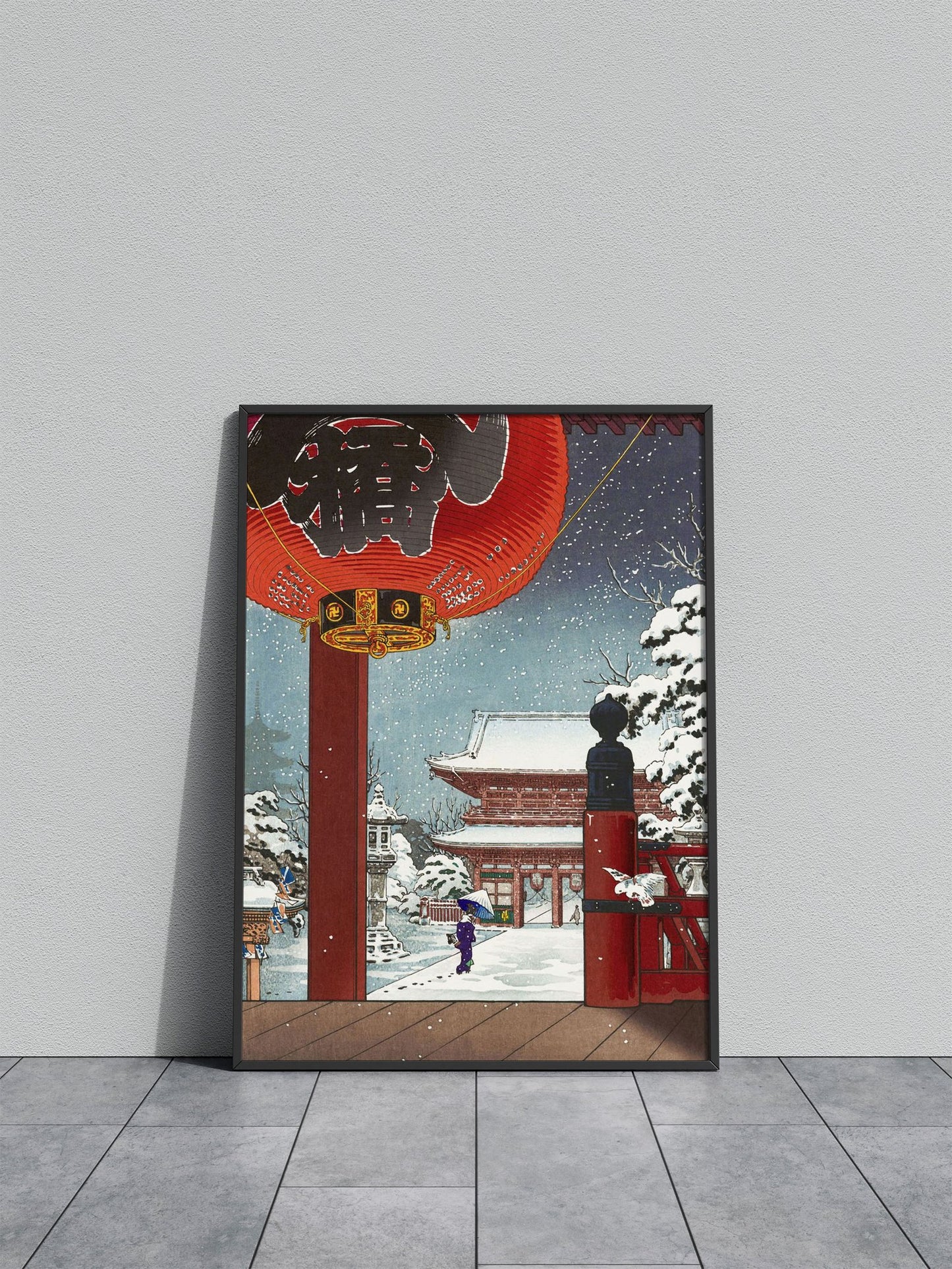 Asakusa Kanzeon Temple Asian Style Poster | Wall Art for Home & Office | High-Quality Print