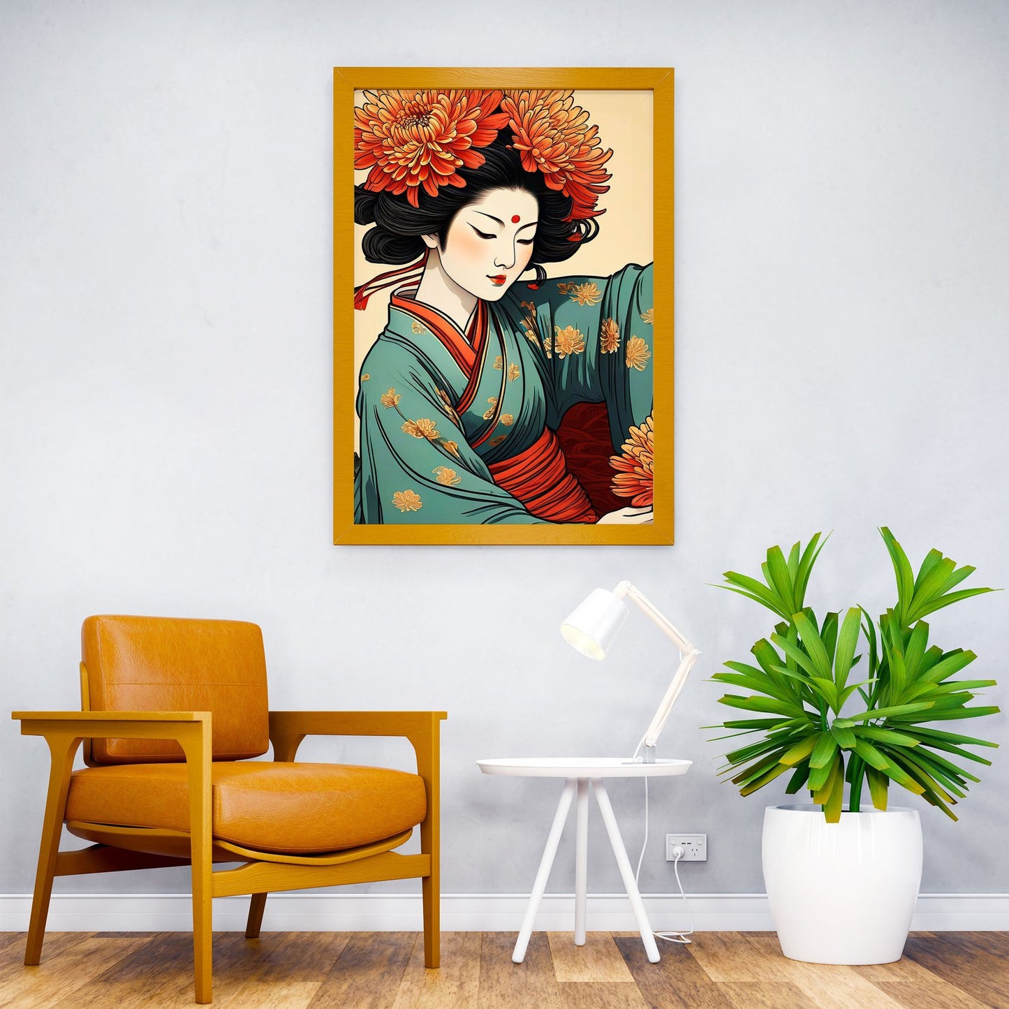 Asian Floral Asian Style Poster | Wall Art for Home & Office | High-Quality Print