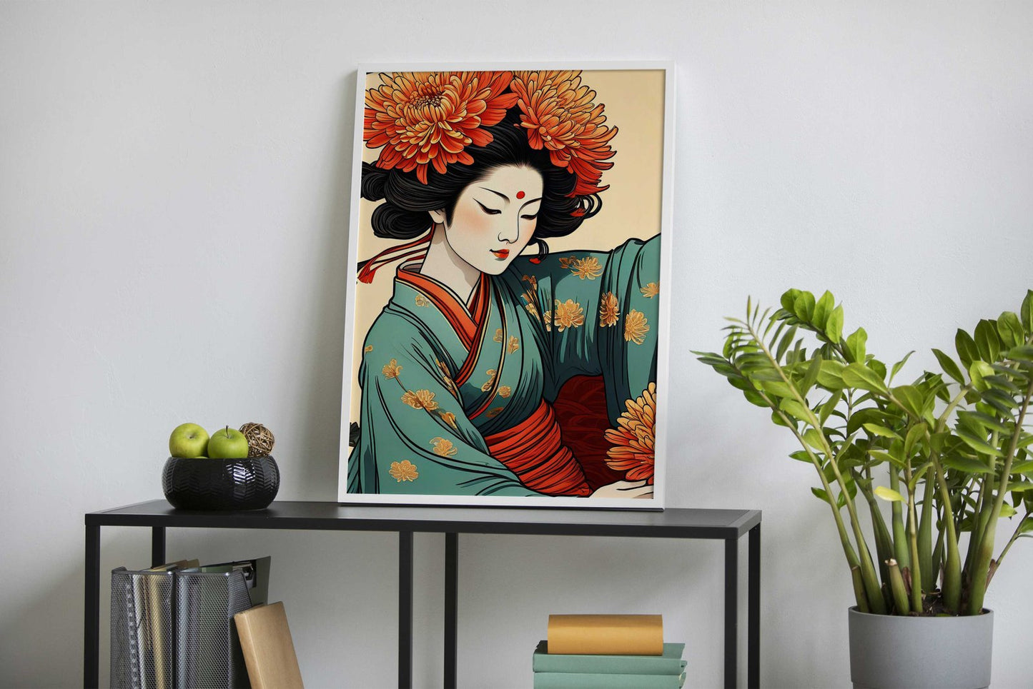 Asian Floral Asian Style Poster | Wall Art for Home & Office | High-Quality Print