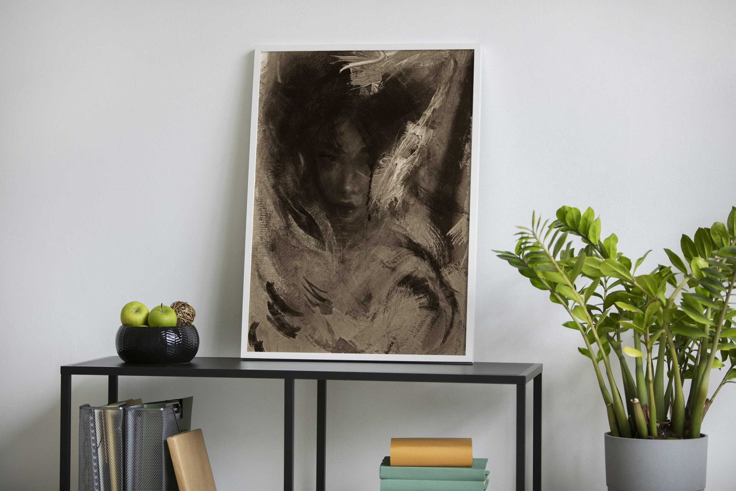 Asian Girl Art Print Asian Style Poster | Wall Art for Home & Office | High-Quality Print