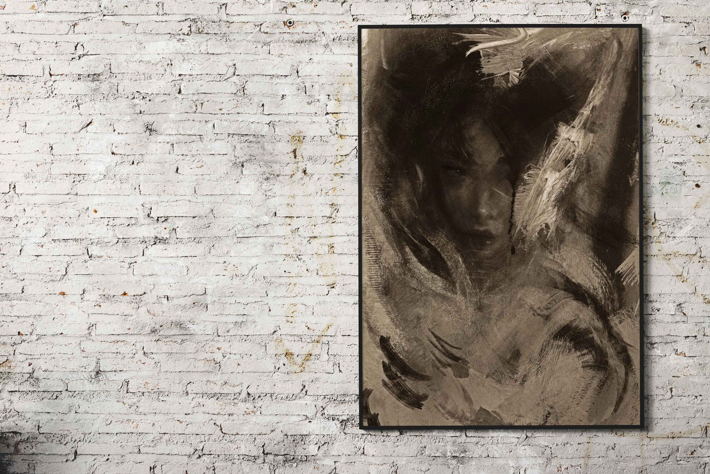 Asian Girl Art Print Asian Style Poster | Wall Art for Home & Office | High-Quality Print