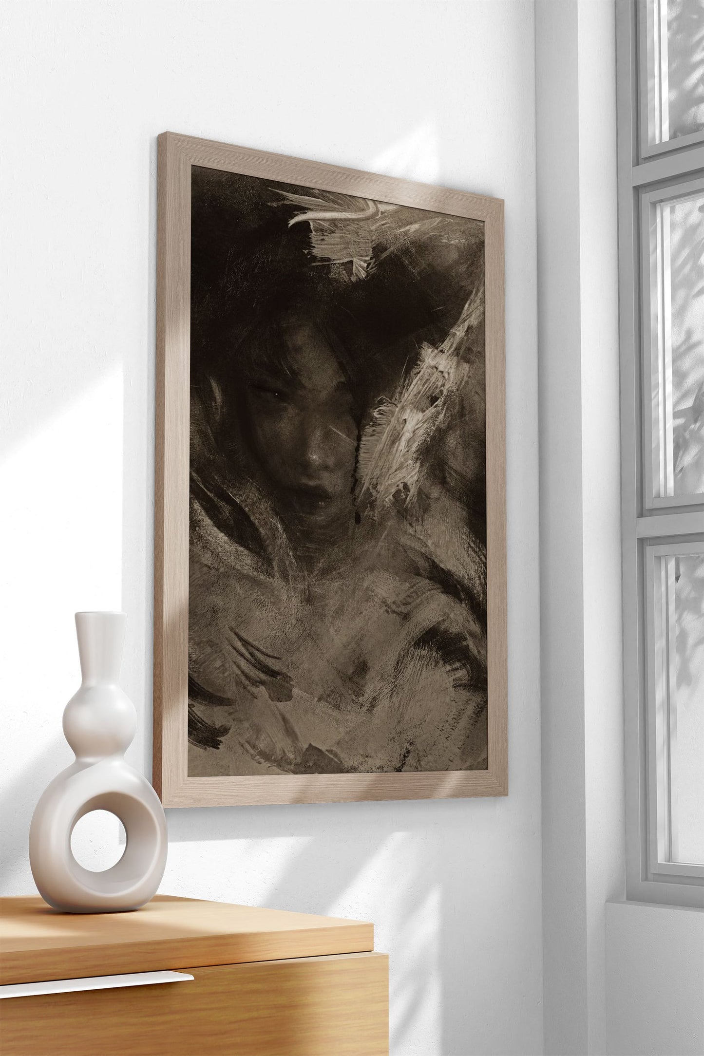 Asian Girl Art Print Asian Style Poster | Wall Art for Home & Office | High-Quality Print