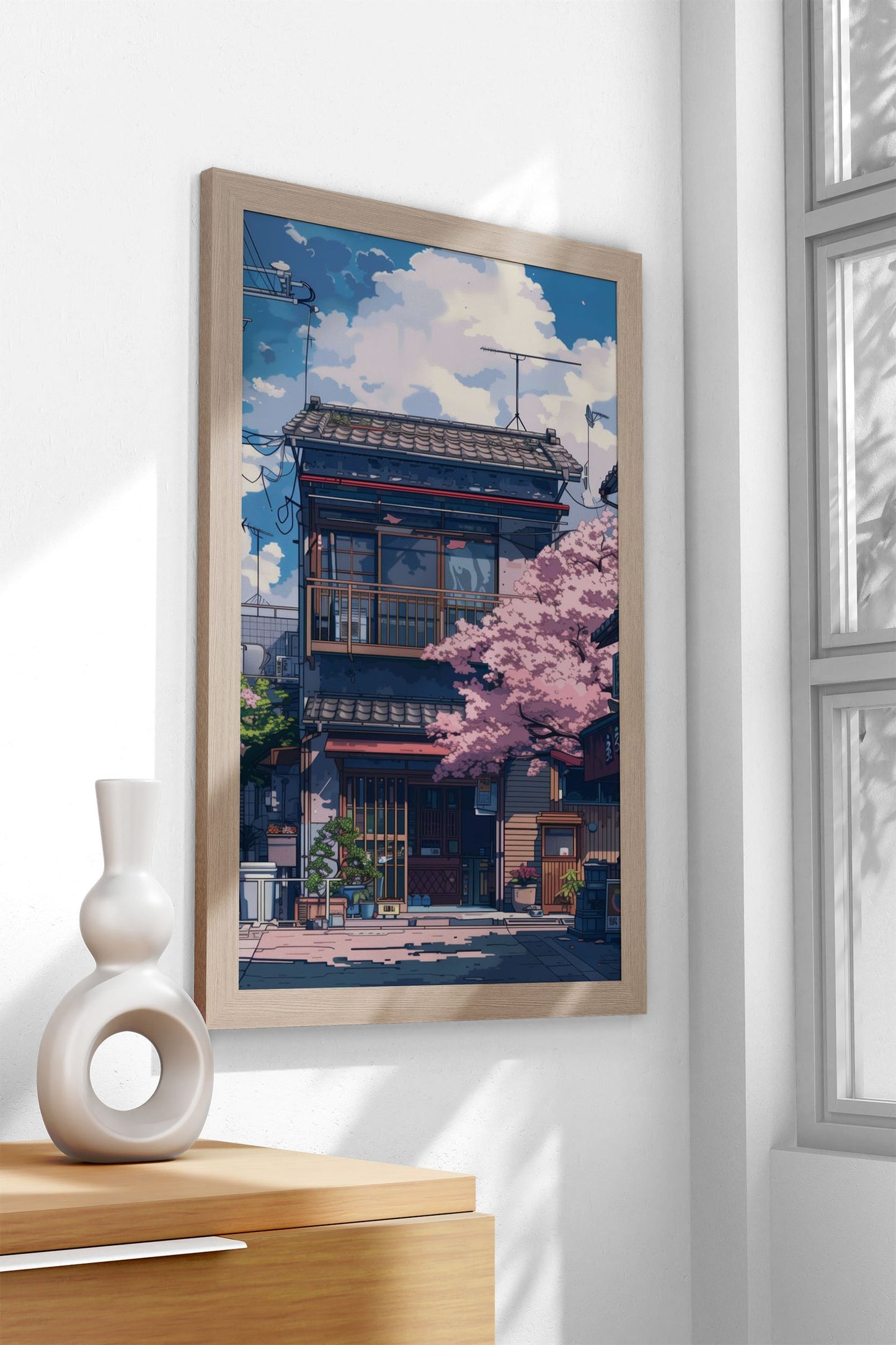 Asian House Anime Asian Style Poster | Wall Art for Home & Office | High-Quality Print
