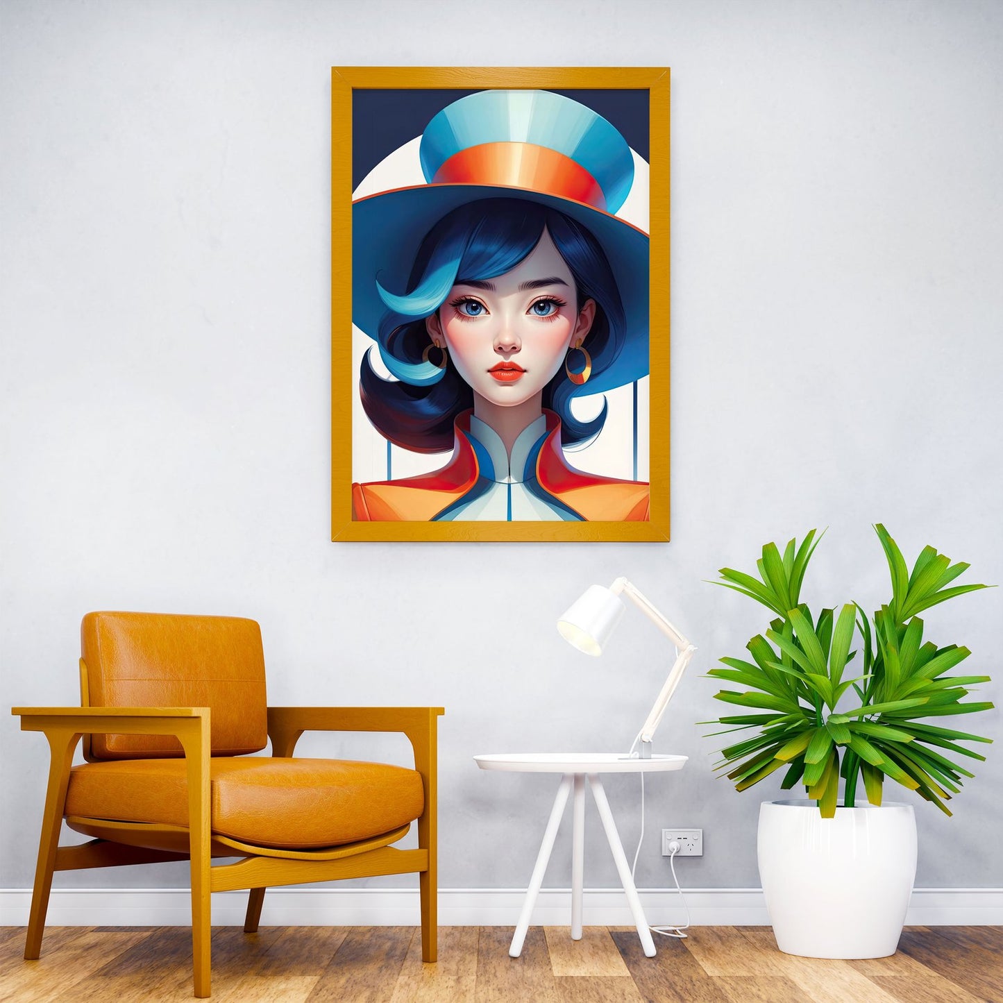 Asian Lady Wall Art Asian Style Poster | Wall Art for Home & Office | High-Quality Print