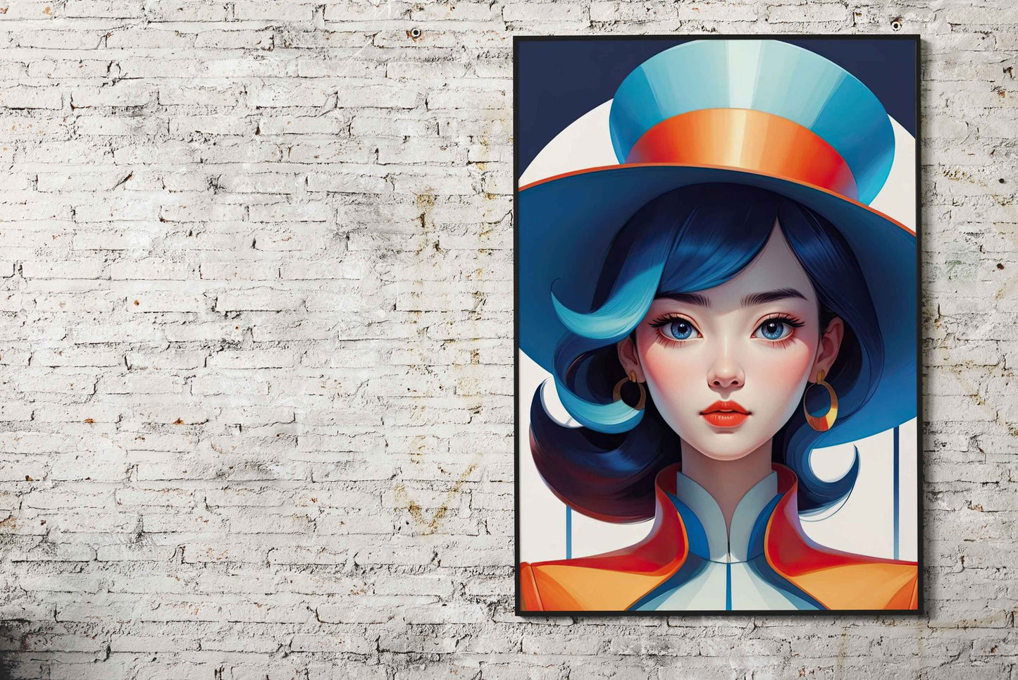 Asian Lady Wall Art Asian Style Poster | Wall Art for Home & Office | High-Quality Print