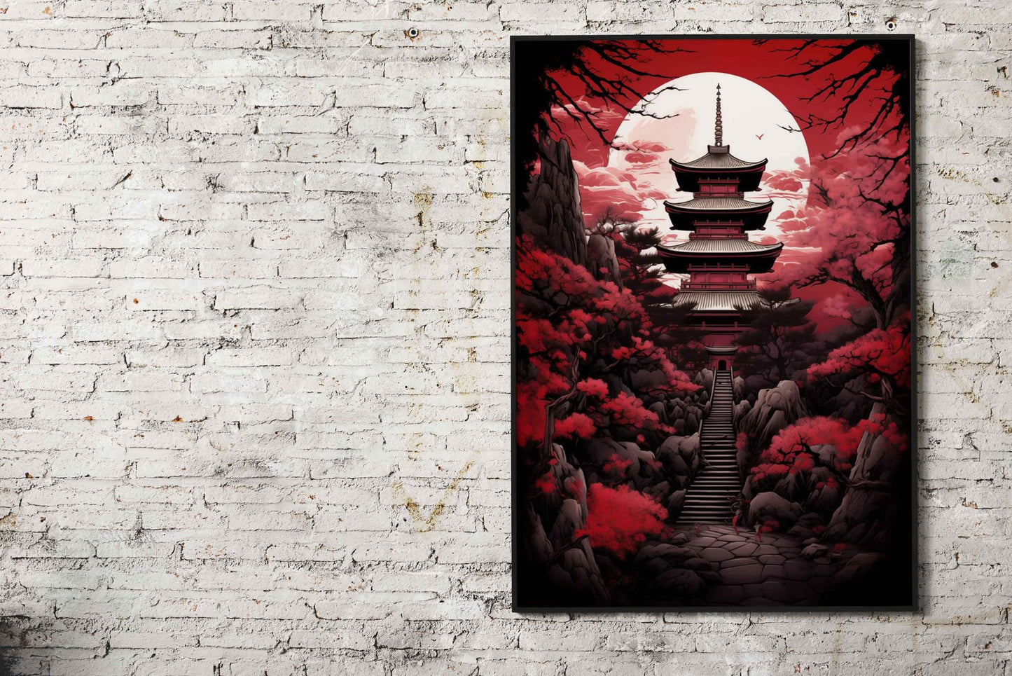 Asian Landscape Asian Style Poster | Wall Art for Home & Office | High-Quality Print