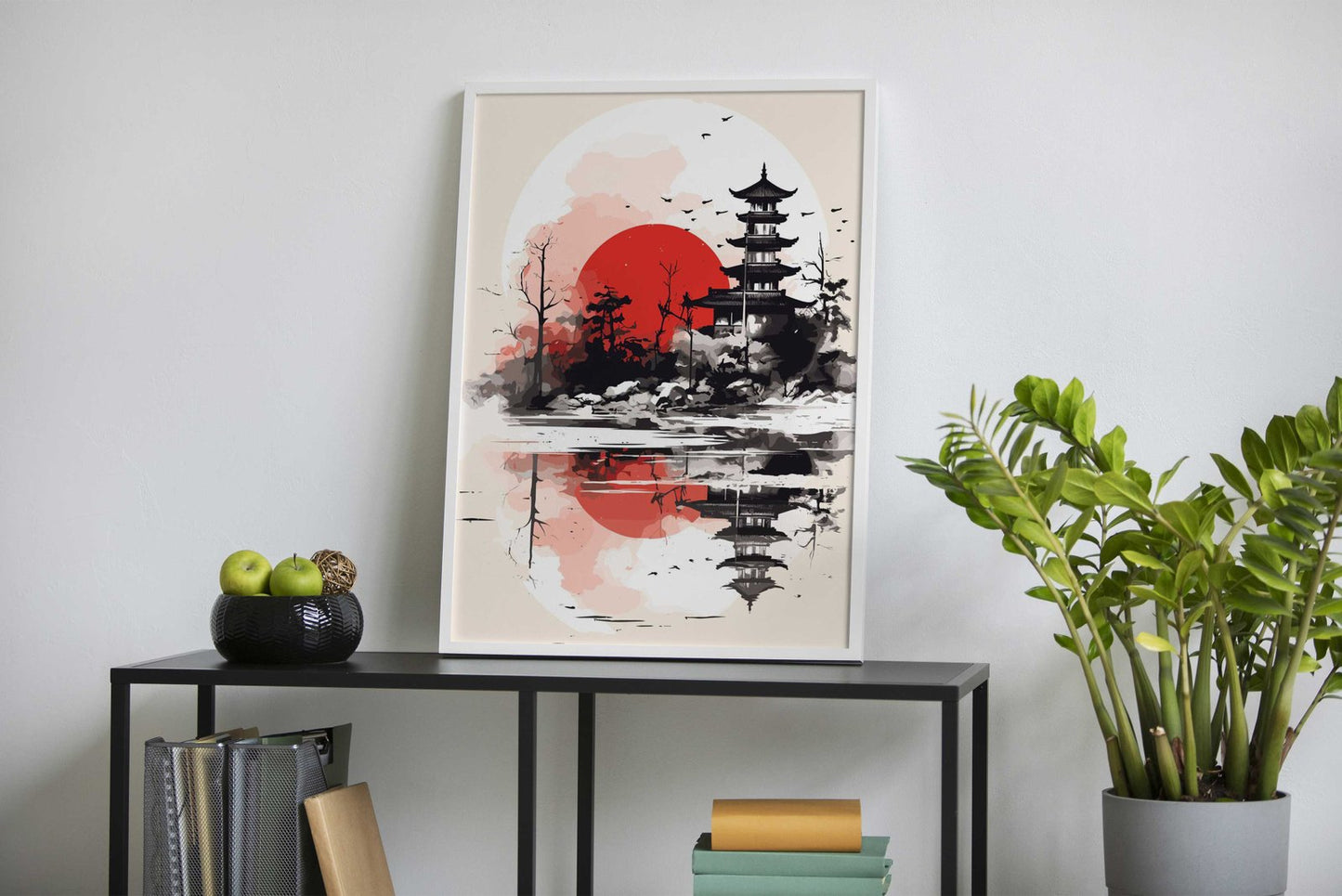 Asian Light Sun Landscape Asian Style Poster | Wall Art for Home & Office | High-Quality Print