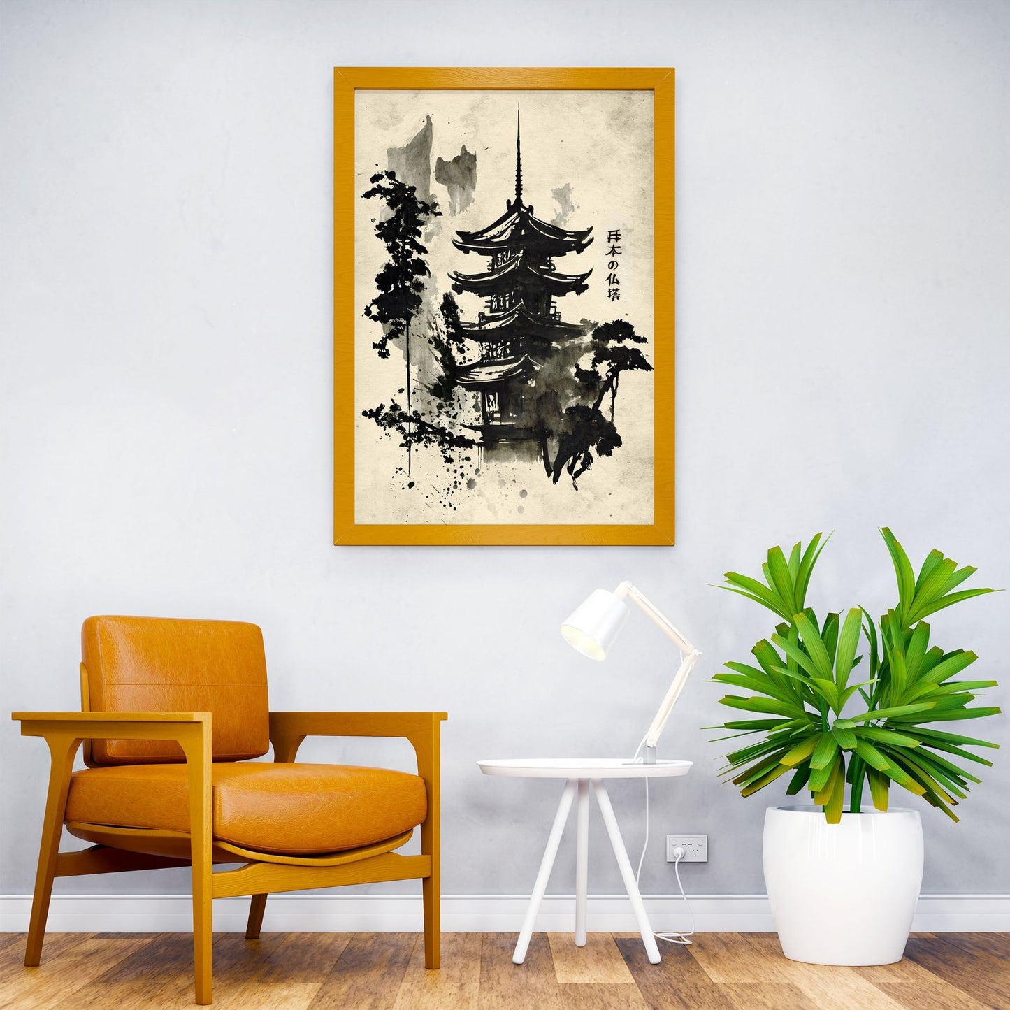 Asian Pagoda Asian Style Poster | Wall Art for Home & Office | High-Quality Print