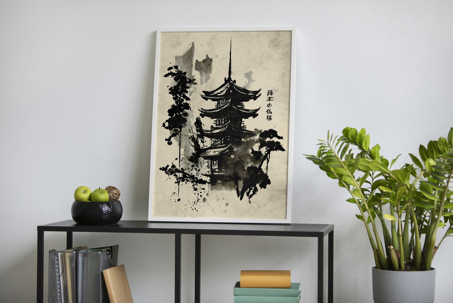 Asian Pagoda Asian Style Poster | Wall Art for Home & Office | High-Quality Print
