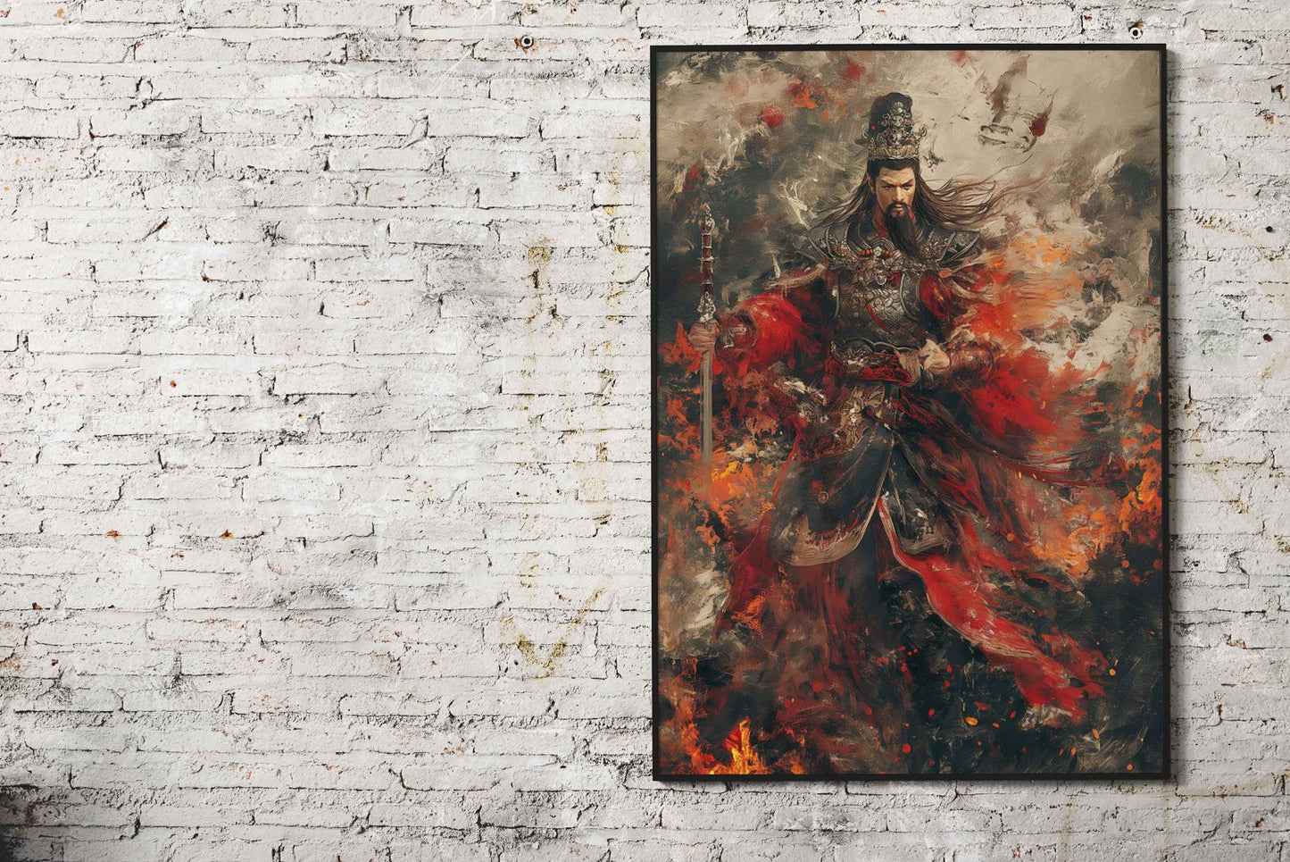 Asian Samurai Asian Style Poster | Wall Art for Home & Office | High-Quality Print
