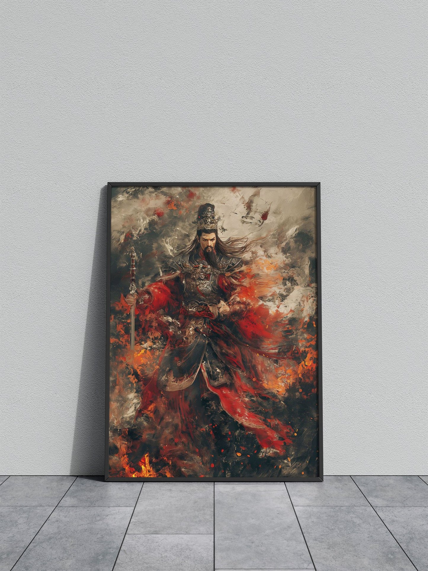 Asian Samurai Asian Style Poster | Wall Art for Home & Office | High-Quality Print