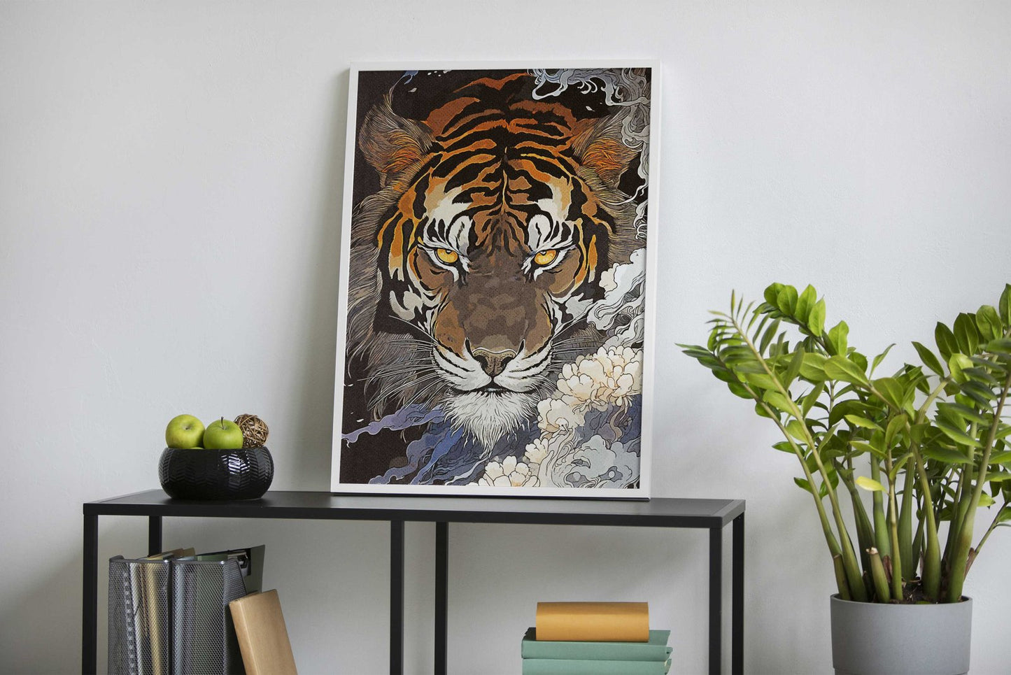 Asian Tiger Asian Style Poster | Wall Art for Home & Office | High-Quality Print
