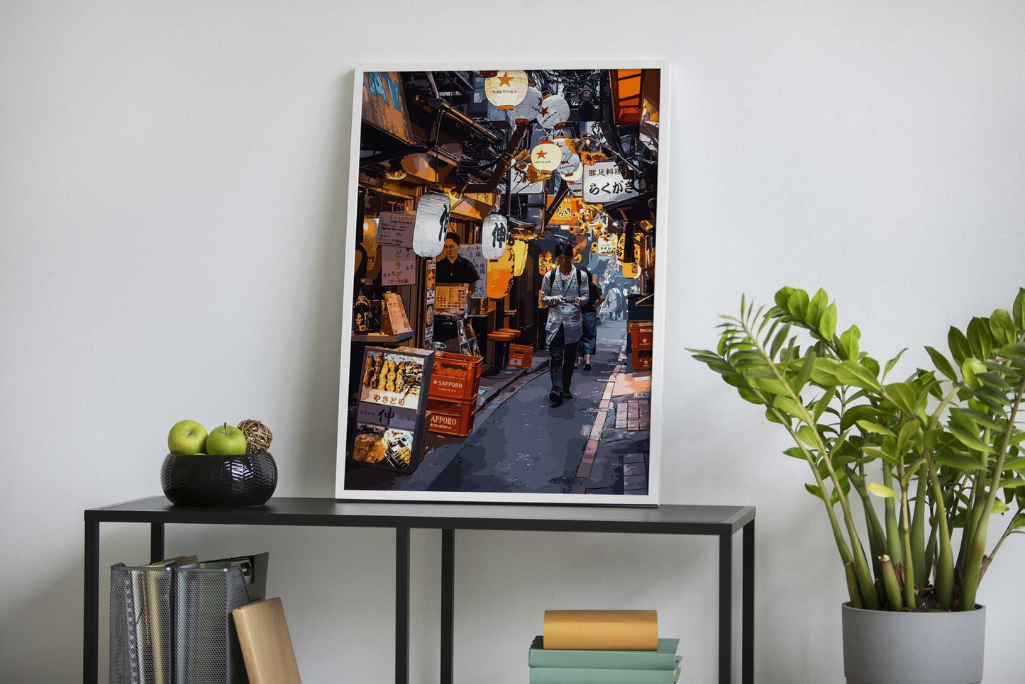 Asian Traditional Market Asian Style Poster | Wall Art for Home & Office | High-Quality Print